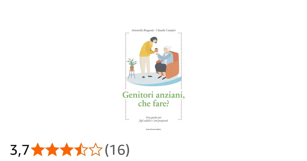 Illustrazione di una giovane donna che serve una tazza a un'anziana seduta. Guida per assistere genitori anziani.