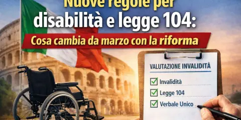 Novità per chi assiste un disabile: la riforma di marzo introduce nuove regole per invalidità e Legge 104, con un verbale unico.