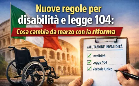 Novità per chi assiste un disabile: la riforma di marzo introduce nuove regole per invalidità e Legge 104, con un verbale unico.