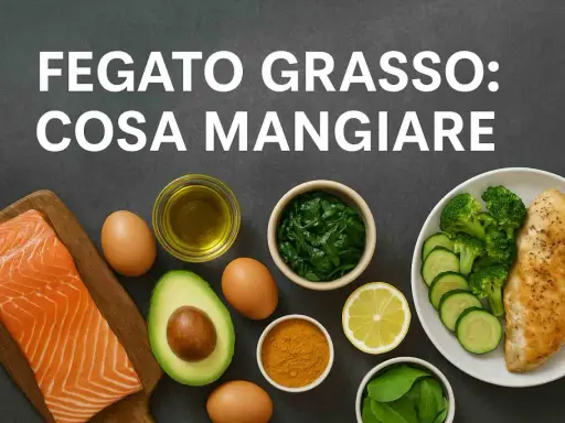 Salmone, uova, avocado, spinaci, pollo e verdure. Cibi salutari per il fegato grasso, evitando quelli da evitare.