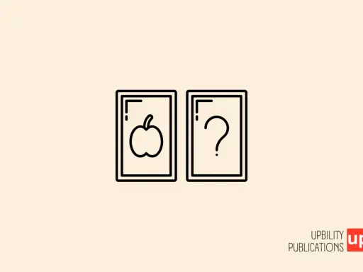 Due carte, una con una mela, l'altra con un punto interrogativo. Un'immagine che suggerisce come recuperare la memoria perduta, un percorso di scoperta.