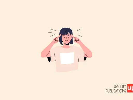 Ragazza con le dita sulle tempie, pensierosa, forse per problemi cognitivi cause.