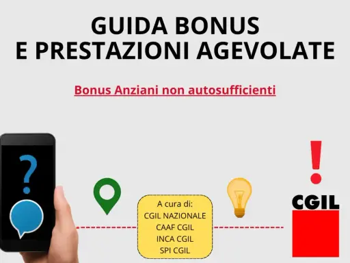 Guida ai bonus per anziani non autosufficienti. Richiedi informazioni per la tua domanda di accompagnamento anziani.