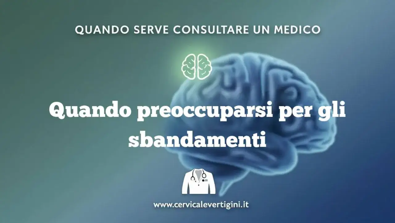 Quando preoccuparsi per gli sbandamenti e la debolezza alle gambe. Immagine di un cervello stilizzato.